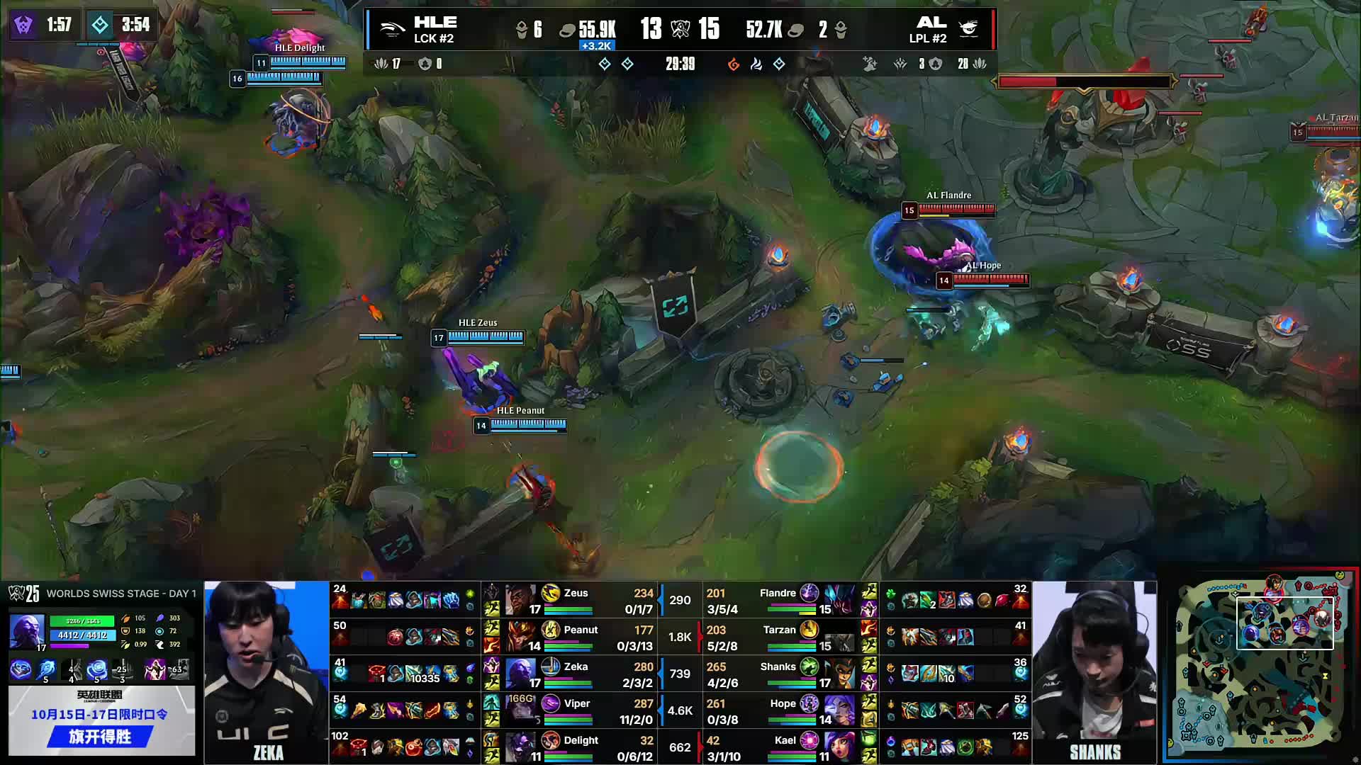 三核协作！ Zeus 杰斯重拾状态，两位C位稳稳收割 Hanwha Life Esports 的首局，击溃 KT Rolster